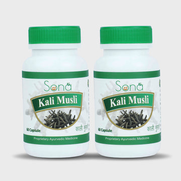 Sona Black Musli- Black is beautiful - 60 Capsules (Pack of 2)